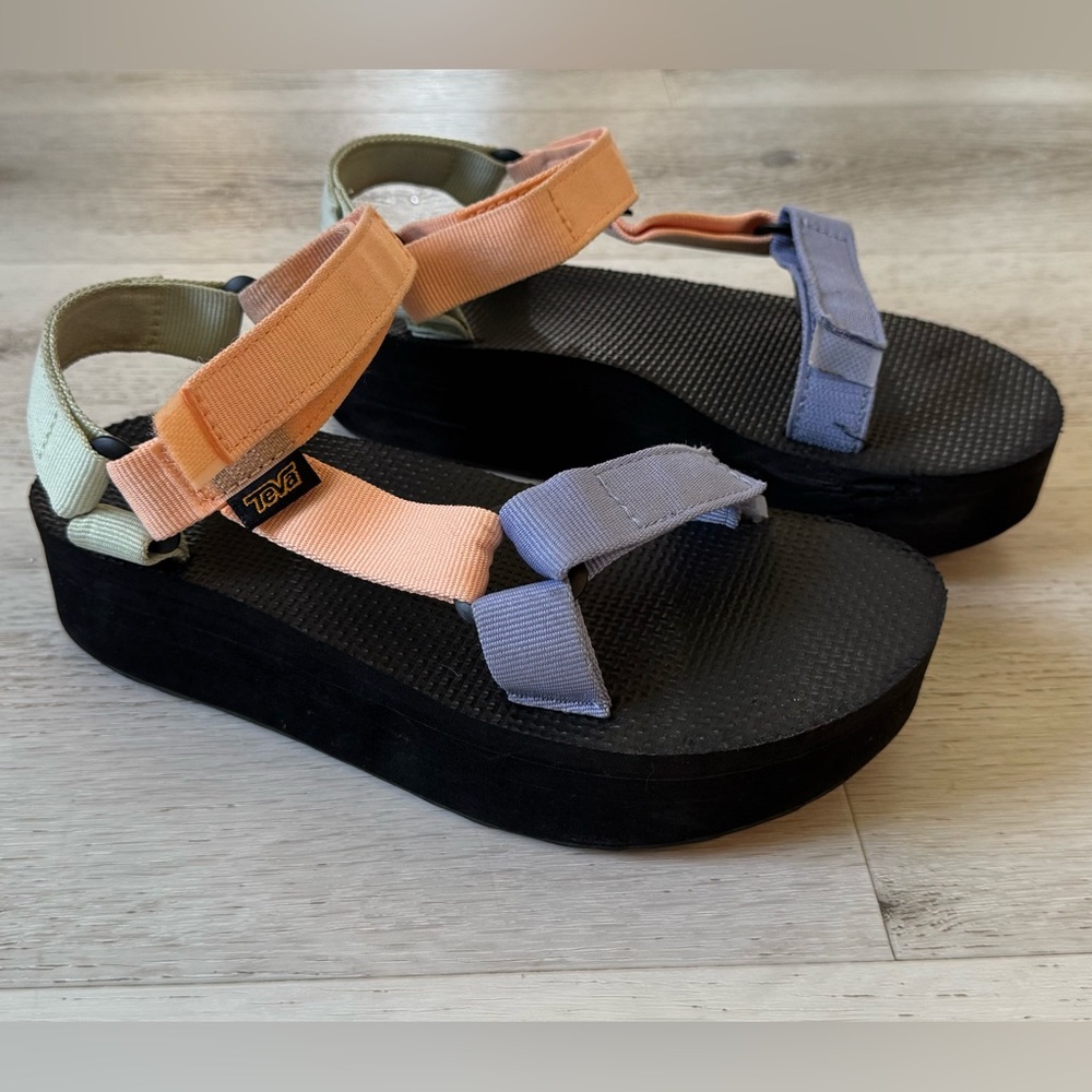 Teva flatform platform universal pastel color san… - image 7